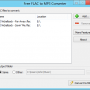 Free FLAC to MP3 Converter 1.0 screenshot