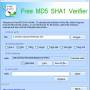 Free MD5 SHA1 Verifier 1.41 screenshot