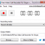 Free Video Call Recorder for Skype 1.2.69.1027 screenshot