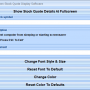 Full Screen Stock Quote Display Software 7.0 screenshot