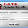 Full Tilt Password Decryptor 1.5 screenshot