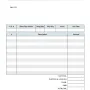 Generic Service Invoice Template 5.51 screenshot