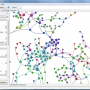 Gephi 0.10.1 screenshot