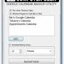 Google Calendar Backup Utility 1.0 screenshot