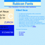 Hilbert Neue Fonts 2.00 screenshot
