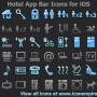 Hotel App Tab Bar Icons for iOS 3.1 screenshot