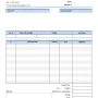 Hourly Invoice Form 4.10 screenshot