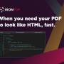HTML to PDF Java 2022.12 screenshot