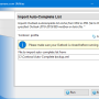 Import Auto-Complete List for Outlook 4.20 screenshot