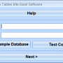 Import Multiple FoxPro Tables Into Excel Software 7.0 screenshot