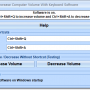 Increase or Decrease Computer Volume With Keyboard Software 7.0 screenshot