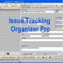 Issue Tracking Organizer Pro 3.2b screenshot