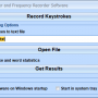 Keystroke Counter and Frequency Recorder Software 7.0 screenshot
