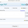 MailsClick Merge PST File 1.0 screenshot