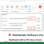 MailsDaddy EDB to PST Converter 21.7 screenshot