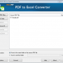 MicroPDF PDF to Excel Converter 8.1 screenshot
