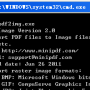 mini PDF to Image Converter Command Line Developer License 2.0 screenshot