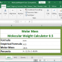 Molar Mass / Molecular Weight Calculator 0.5.1 screenshot