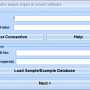 MS Access FoxPro Import, Export & Convert Software 7.0 screenshot