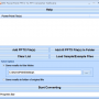MS PowerPoint PPTX To PPT Converter Software 7.0 screenshot
