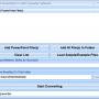 MS PowerPoint To SWF Converter Software 7.0 screenshot