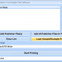 MS Publisher Print Multiple Files Software 7.0 screenshot