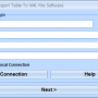 MS SQL Server Export Table To XML File Software 7.0 screenshot