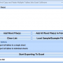 MS Word Copy and Paste Multiple Tables Into Excel Software 7.0 screenshot