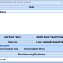 MS Word Duplicate Data Remove Software 7.0 screenshot