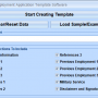 MS Word Employment Application Template Software 7.0 screenshot