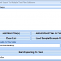 MS Word Export To Multiple Text Files Software 7.0 screenshot