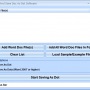 MS Word Save Doc As Dot Software 7.0 screenshot