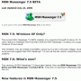 MSN Messenger 7.5 InfoPack 1.0 screenshot