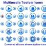 Multimedia Toolbar Icons 2011.1 screenshot