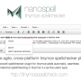 NanoSpell TinyMce SpellChecker Plugin 1.14328 screenshot