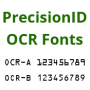 OCR-A and OCR-B Fonts by PrecisionID 2018 screenshot