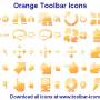 Orange Toolbar Icons 2013.1 screenshot
