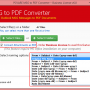 Outlook Converting Email to PDF 6.0 screenshot