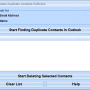 Outlook Delete Duplicate Contacts Software 7.0 screenshot