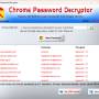 Password Decryptor for Chrome 13.0 screenshot