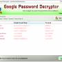 Password Decryptor for Google 15.0 screenshot