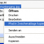 Pfad in Zwischenablage kopieren 1.2.3.0 screenshot