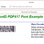 PrecisionID PDF417 Barcode Fonts 2018 screenshot