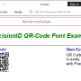 PrecisionID QR-Code Barcode Fonts 2018 screenshot