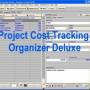 Project Cost Tracking Organizer Deluxe 4.11 screenshot