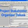 Project Stakeholder Organizer Deluxe 4.11 screenshot