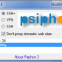 Psiphon 3 Build 182 screenshot