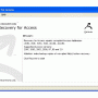 Recovery for Access 3.2.19679 screenshot