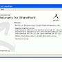 Recovery for SharePoint 1.0.0934 screenshot