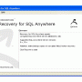Recovery for SQL Anywhere 1.2.18390.1 screenshot